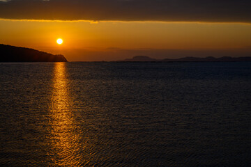 赤穂御崎海岸　朝日