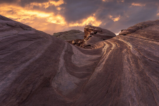 Amazing sandstone shapes at valley of fire
