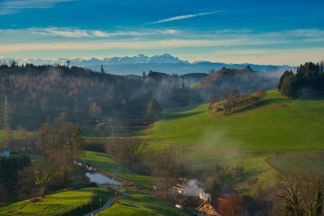 Landschaft im Allg&auml;u nahe Wangen