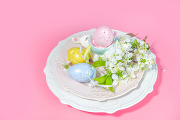  Easter table setting decoration