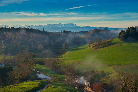 Landschaft im Allg&auml;u nahe Wangen