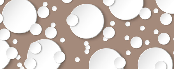 Paper art circles form a pattern for the background.