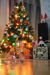 christmas tree and gifts