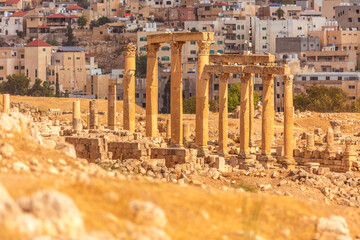 Obraz premium Ancient roman ruins of Jerash Gerasa, Jordan