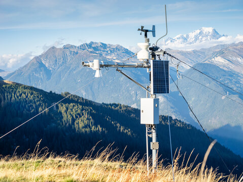 France, Auvergne-Rhone-Alpes, Environmental Measuring Station In Vanoise National Park