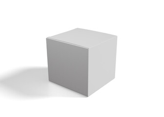 Square or rectangle box packaging mockup