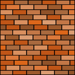 Wallpaper. Brick interior. Pattern. Retro brickwork. Brick wall. Background. Brick wall cladding.