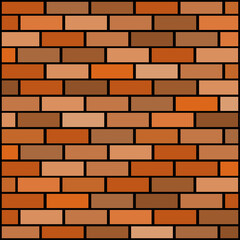 Obraz premium Wallpaper. Brick interior. Pattern. Retro brickwork. Brick wall. Background. Brick wall cladding.