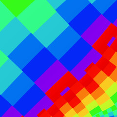 Rainbow, colorful lights, sky shapes, lines, abstract background