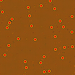 Fototapeta premium Circles, bubbles, virus shapes, plasma, blood forms, abstract background
