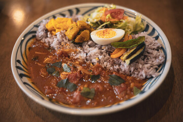 Japanese style curry in Kyoto