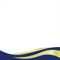 Blue and Gold Business Corner 