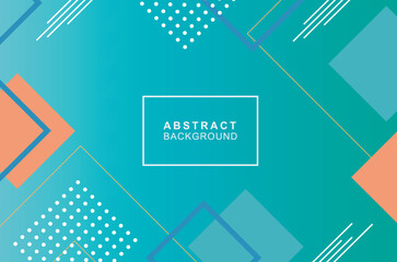 Geometric Abstract Backgrounds Design. Composition of simple geometric shapes on a pastel color background. For use in Presentation, Flyer and Leaflet, Cards.