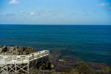 view from the beach