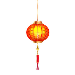 Obraz premium Chinese lantern design element vector art