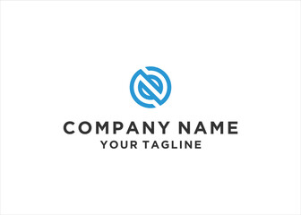 N Letter Modern Logo Design Vector Template