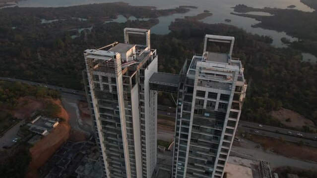 Aerial View of One Constitution Avenue Tower Islamabad