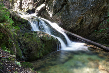 Fototapeta na wymiar waterfall in germany with nature