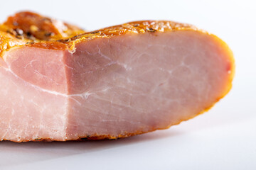 Roasted pork meat, Christmas baked spicy galzed meat