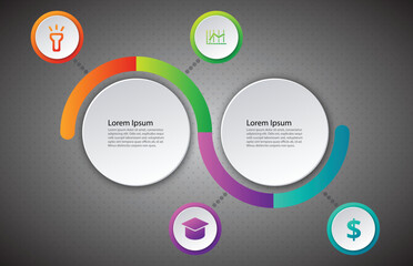 circular infographic templateb
