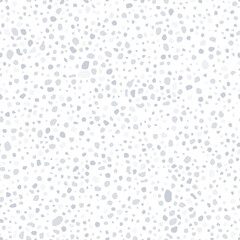 Seamless grey vector background. Blob spots texture.