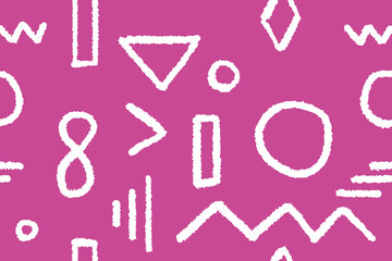 Seamless vector boho texture