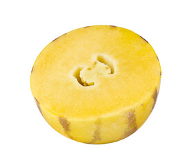 half pepino melons isolated on transparent png