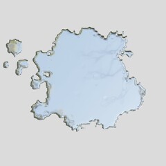 Silver painted splatter