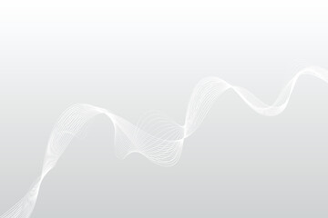 Wave Lines Pattern Abstract Background. Vector