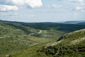 Fototapeta na wymiar landscape with mountains in Norway