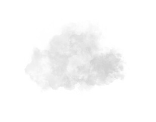 set of realistic smoke on transparency background