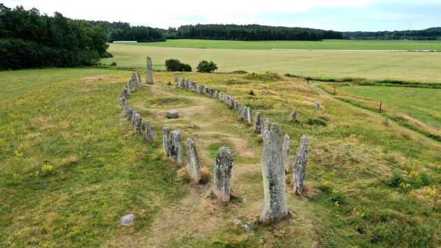 tumulus pr&egrave;s de Tanum, Site historique et arch&eacute;ologique en Su&egrave;de	