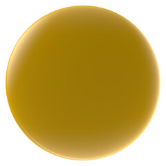 golden ball isolated