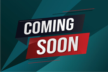 coming soon word concept vector illustration with lines 3d style for social media landing page, template, ui, web, mobile app, poster, banner, flyer, background, gift card, coupon, label, wallpaper