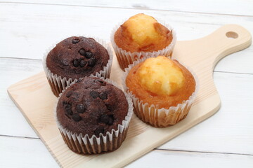 バターマフィン＆チョコレートマフィン