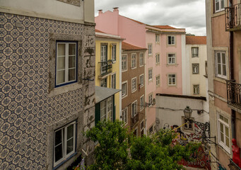 The view of the beautiful cityscape of Lisbon, Portugal
