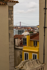 The view of the beautiful cityscape of Lisbon, Portugal
