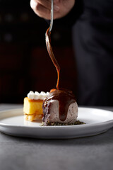 Beautiful and tasty food on a plate