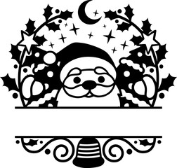 Holy Santa Monogram