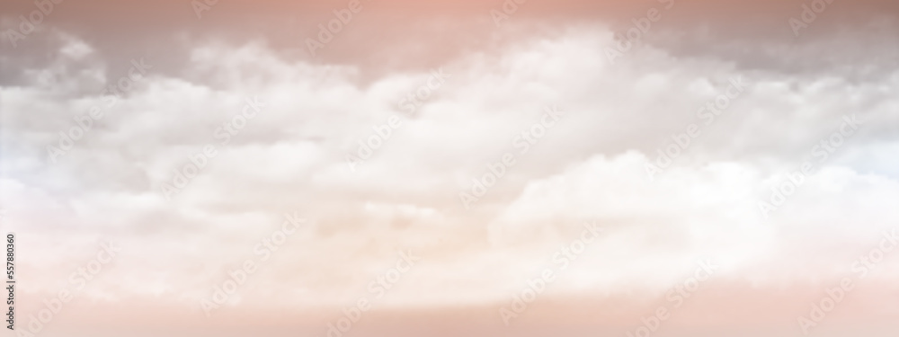 Wall mural sweet sky and white soft clouds floated in the sky on a clear day. beautiful air and sunlight with b