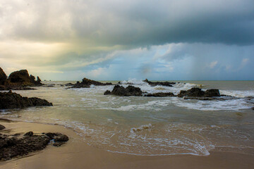 clouds over the sea