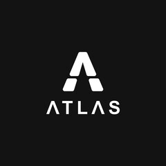 Atlas logo modern with a (Extended License) RECOMMENDED for unlimited usage.