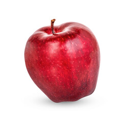 Red apple with isolated on white background