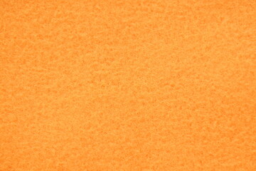 close up of orange fabric background and texture