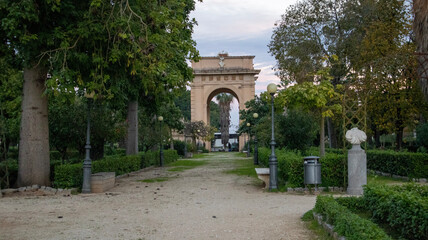 Fototapeta na wymiar Palermo Botanical Gardens (Orto Botanico), Palermo, Sicily, Italy