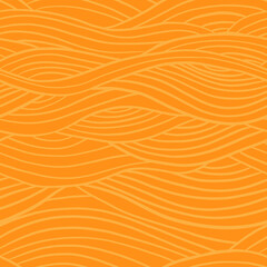 Spaghetti seamless vector food pattern.