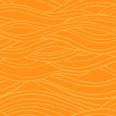 Spaghetti seamless vector food pattern.