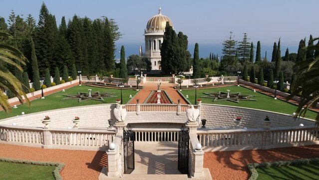 Bahai Gardens and Shrine of the Bab, Haifa, Israel