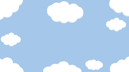 cute cloudy sky wallpaper