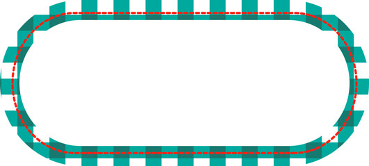 cute checkers banner masking tape label decoration